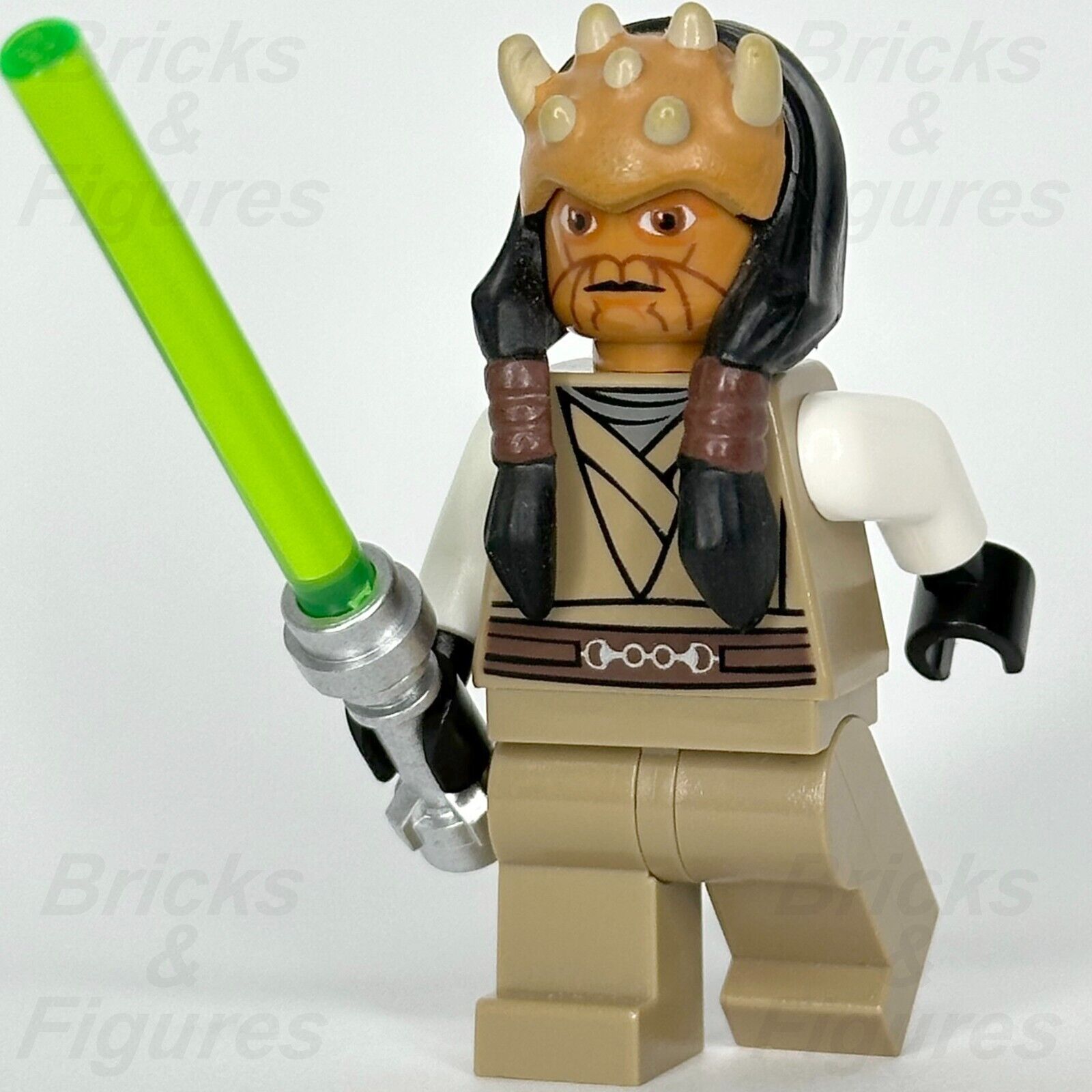 Used LEGO® Star Wars Eeth Koth Minifigure Jedi Knight The Clone Wars 7964 sw0332 - Bricks & Figures