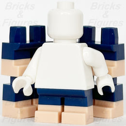 LEGO® Dark Blue Short Legs Light Nougat Boots Minifigure Part Hips Hobbit x 52