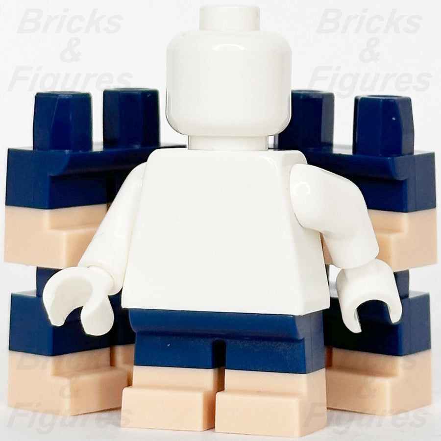 LEGO® Dark Blue Short Legs Light Nougat Boots Minifigure Part Hips Hobbit x 52