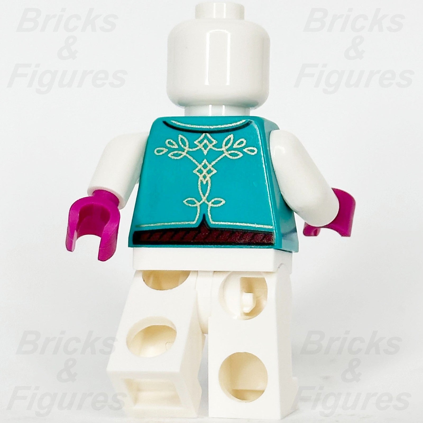 LEGO Dungeons & Dragons Elf Bard Minifigure Torso Part Dark Turquoise Vest 710472
