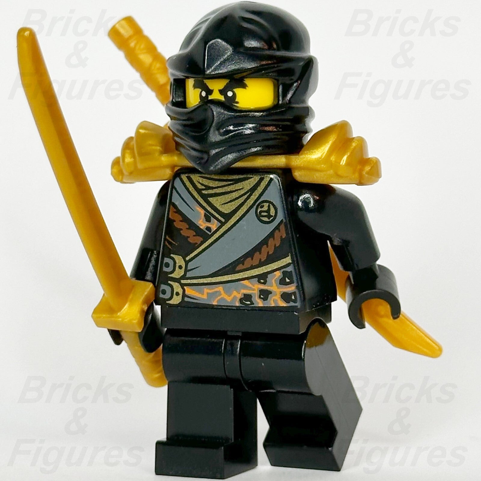 LEGO Ninjago Cole Minifigure Rebooted Ninja Shoulder Armour Earth 891503 Used0