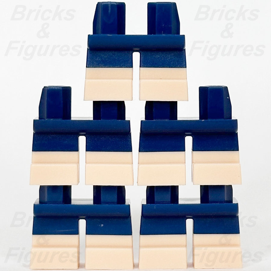 LEGO® Dark Blue Short Legs Light Nougat Boots Minifigure Part Hips Hobbit x 50