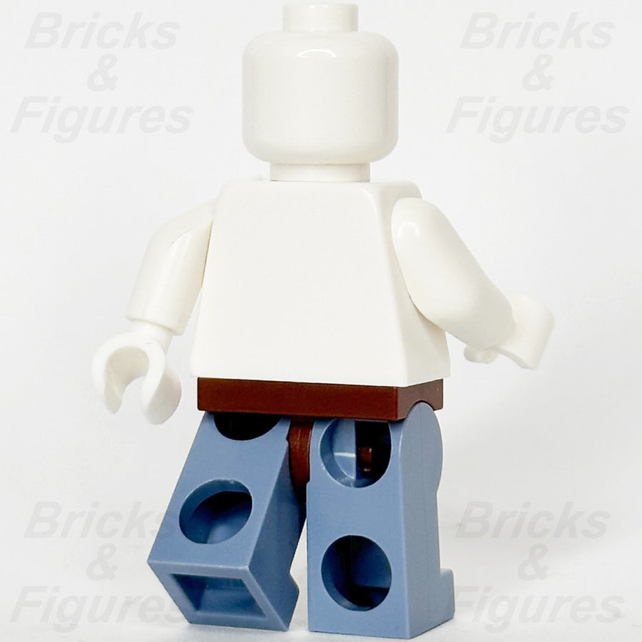 LEGO Minifigure Sand Blue Reddish Brown Legs Part Plain Hips 6120224 219023