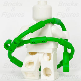 LEGO Bright Green Flexible Hose 21L Accessory Part Climbing Grip 2630 6443503 x52