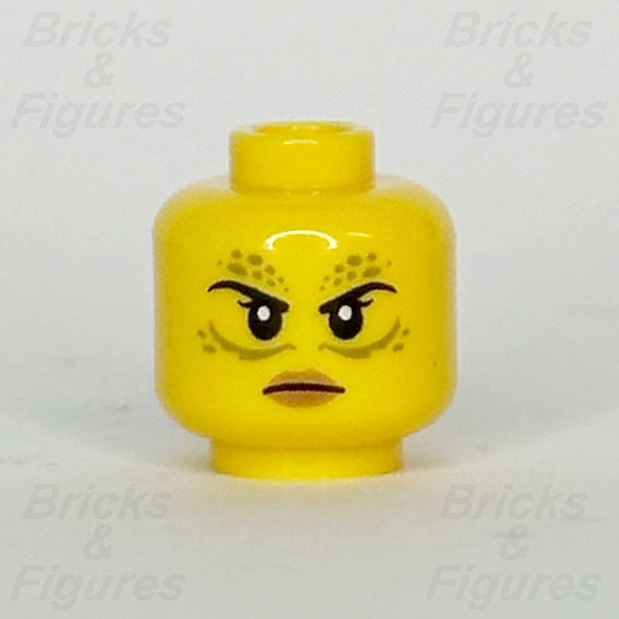 LEGO Dungeons & Dragons Gith Warlock Minifigure Head Part Female Yellow 710471