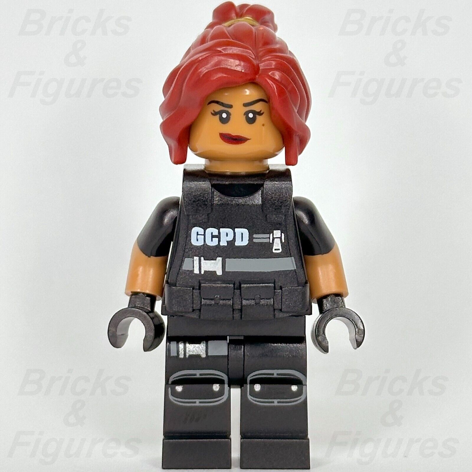 LEGO Super Heroes Barbara Gordon Minifigure SWAT Vest Batman DC 70908 sh328 - Bricks & Figures