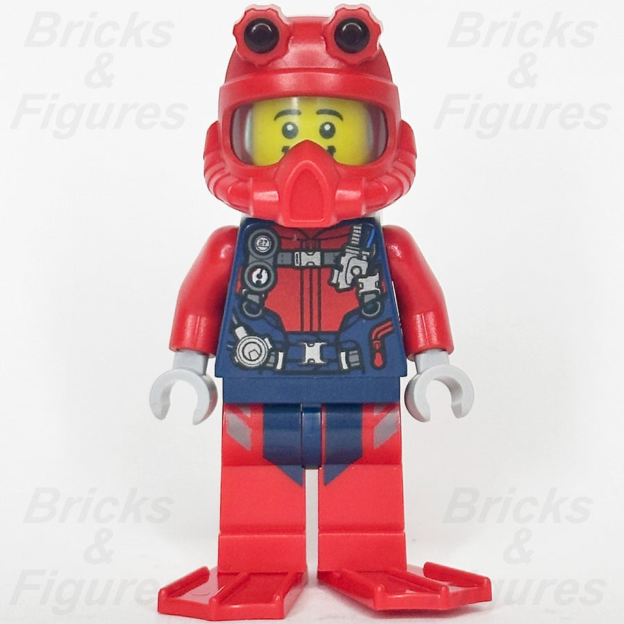 LEGO Town City Scuba Diver Male Minifigure Deep Sea Explorers 30370 cty11731