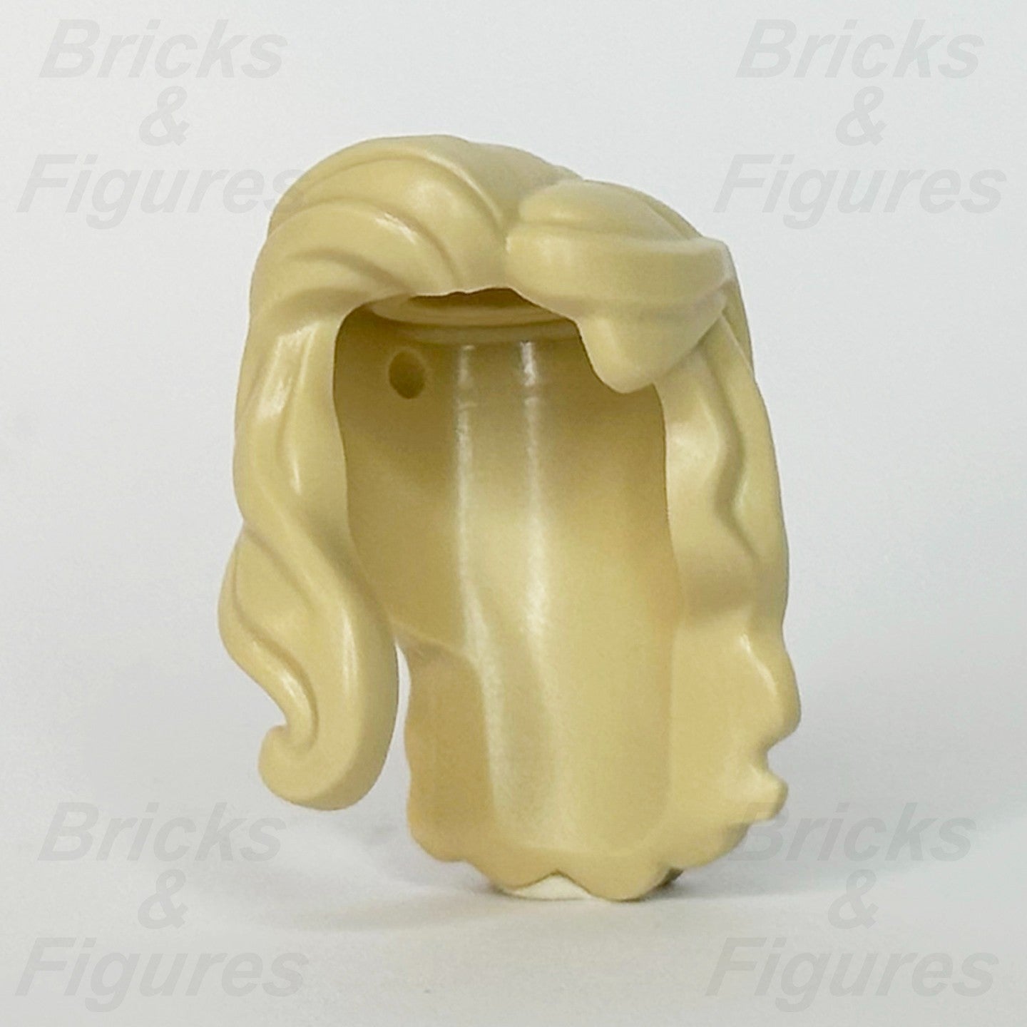 LEGO® Tan Female Hair Minifigure Part Long Parted on Left Glinda 6986 65126620