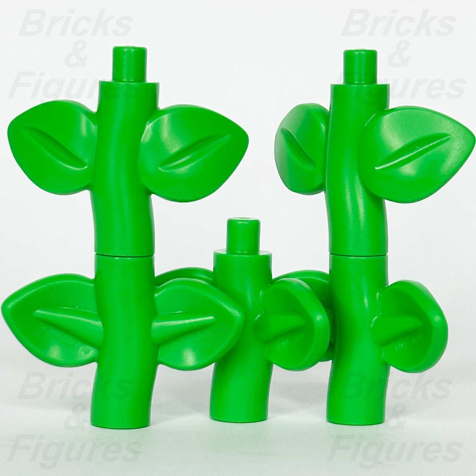 LEGO® Bright Green Plant Stem with 2 Leaves Accessory Part Super Mario 1747 x 51