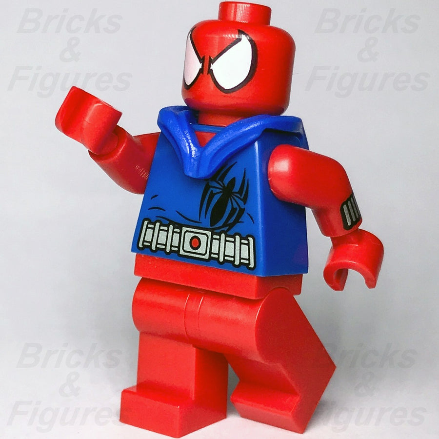 LEGO Super Heroes Scarlet Spider Minifigure SpiderMan Marvel 76057 sh0274 Used1