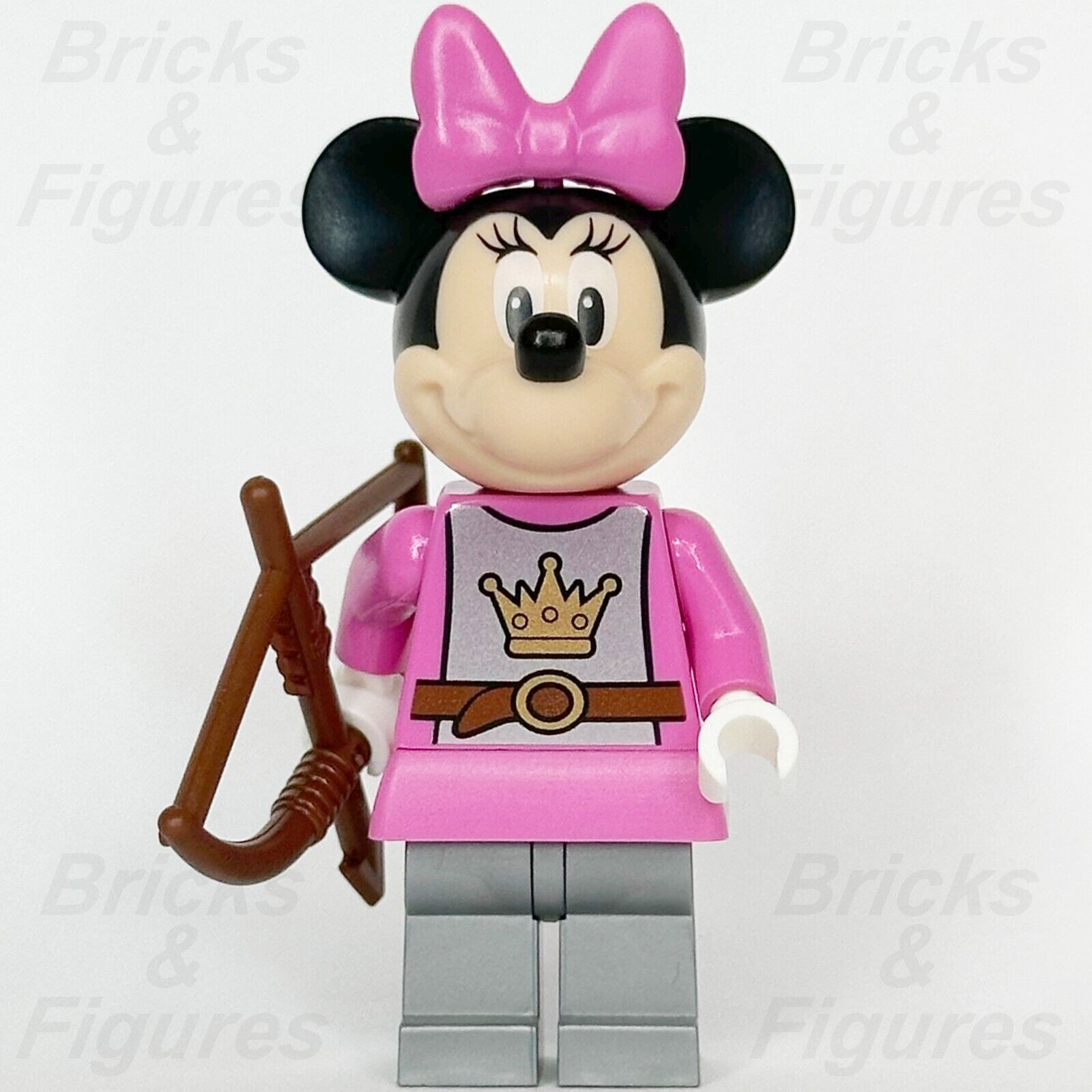 LEGO Disney Minnie Mouse Knight Minifigure Mickey and Friends 10780 dis077 - Bricks & Figures