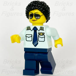 LEGO City Passenger Plane Pilot Minifigure Female Minifig Town 60367 cty16780