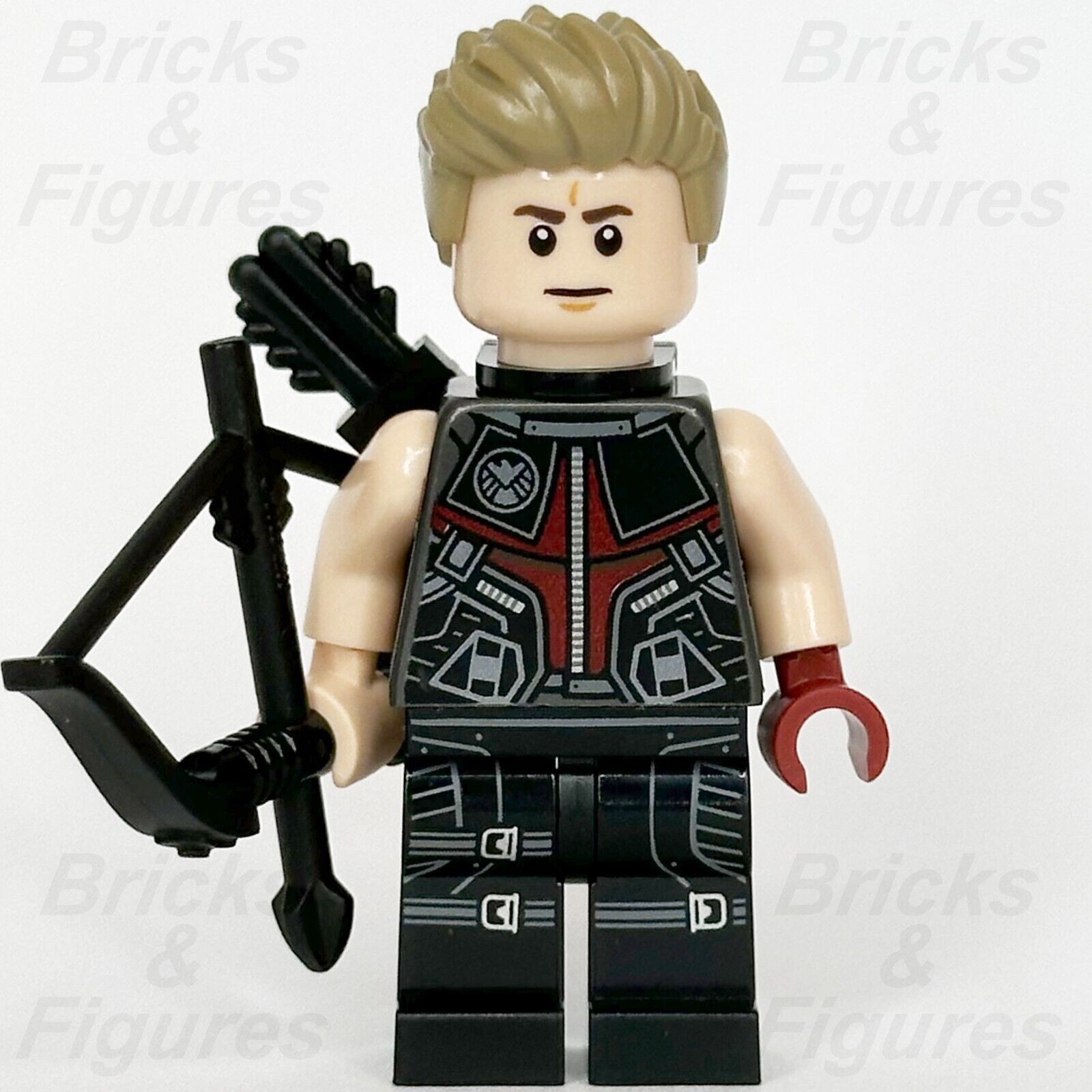 LEGO Super Heroes Hawkeye Minifigure Avengers Marvel Clint Barton 76269 sh925 - Bricks & Figures