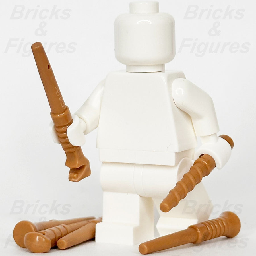 LEGO Harry Potter Wand Minifigure Weapon Part Medium Nougat Pack 5416 76439 x 61