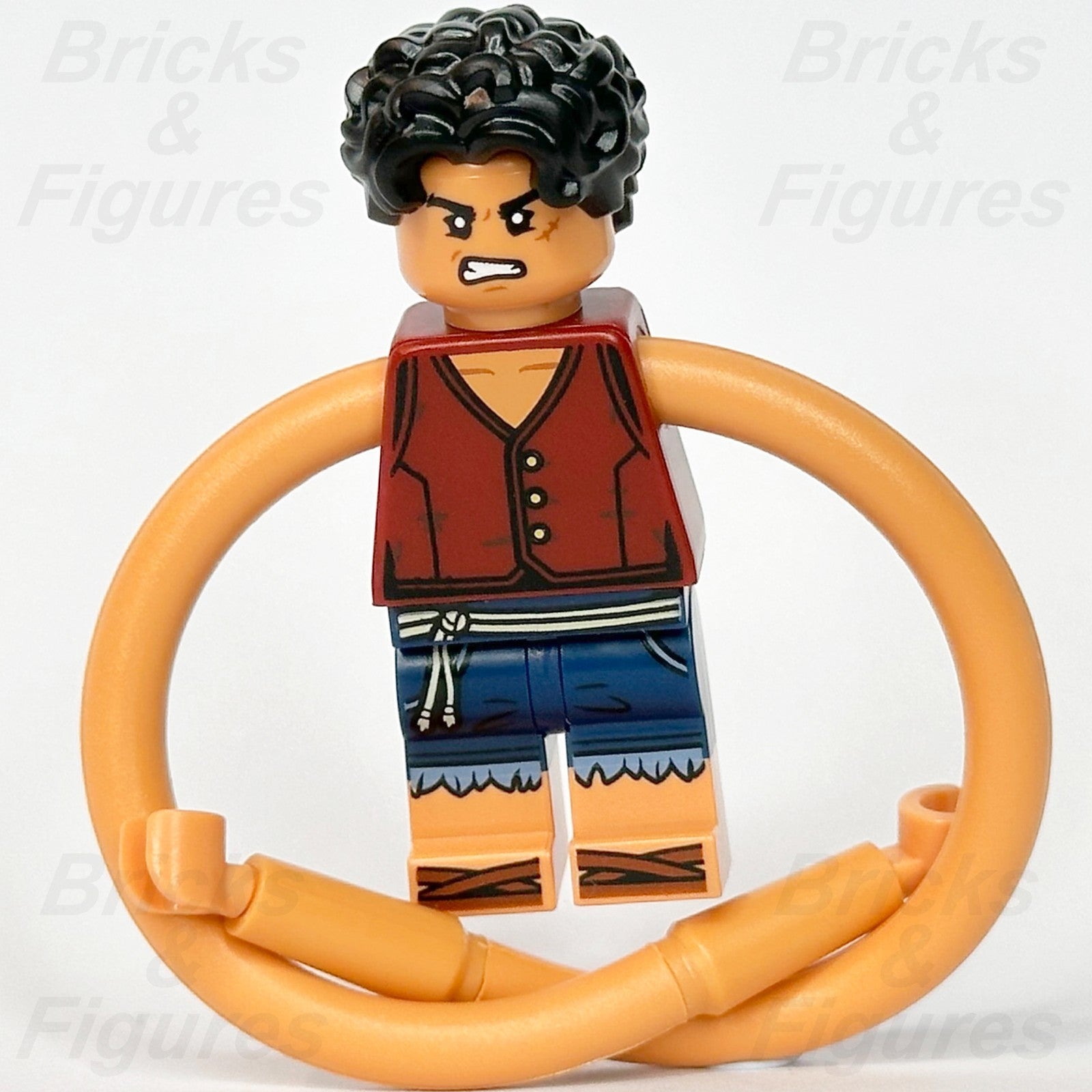 LEGO One Piece Monkey D. Luffy Minifigure Pirate 75638 op012 Stretched Arms1