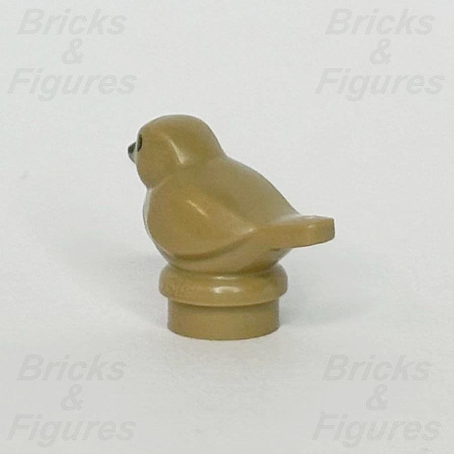 LEGO Small Dark Tan Bird Animal Minifigure Part Orange Chest Pattern 41835pb052