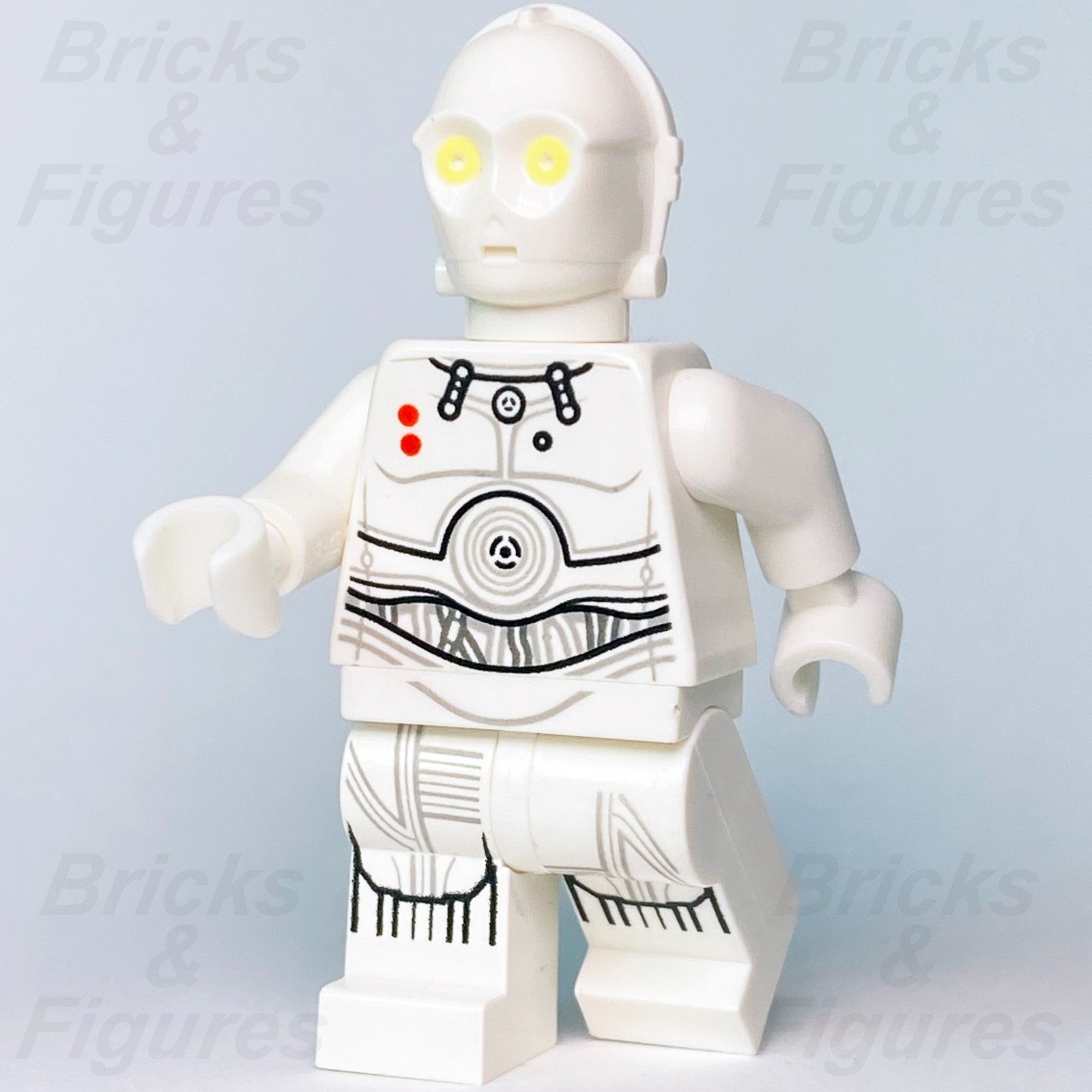 LEGO Star Wars K-3PO Minifigure Hoth Protocol Droid White 75098 sw0725 TESB0