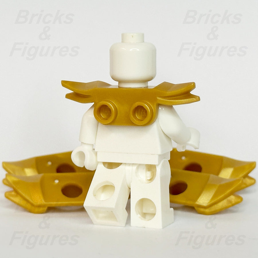 LEGO Ninjago Shoulder Armour Minifigure Part Pearl Gold Dragons Rising 7549 x 52