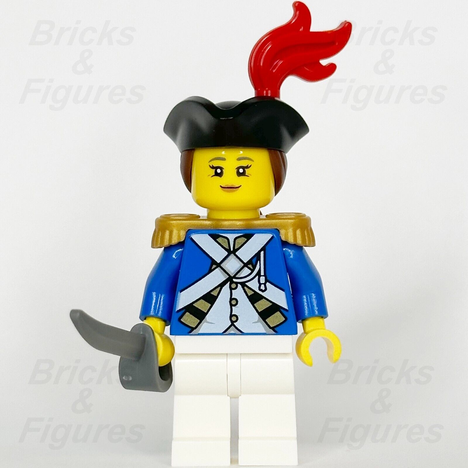 LEGO Pirates Imperial Soldier IV Officer Minifigure Soldiers Female 10320 pi194 - Bricks & Figures