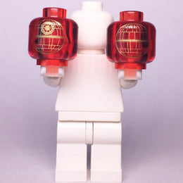 LEGO Star Wars Death Star Plans Part Minifigure Head 3626bpb0330 8039 x 2 - Bricks & Figures