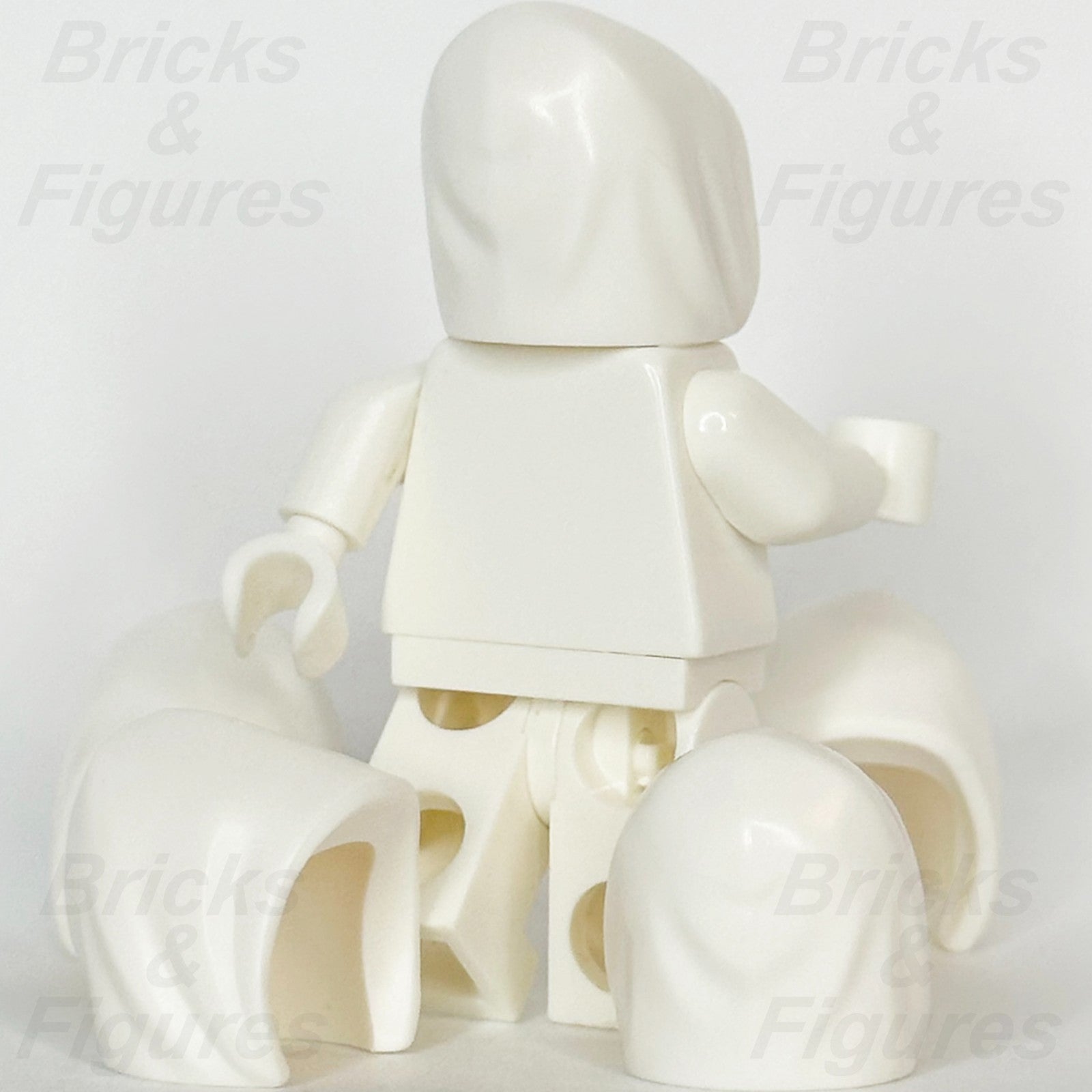 LEGO Minifigure Hood Part White Headgear Basic Smooth 74528 5368 Spider-Man x 52