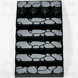 LEGO Cobblestone Pattern Minifigure Stand Modified Tile 3 x 4 Baseplate x 50