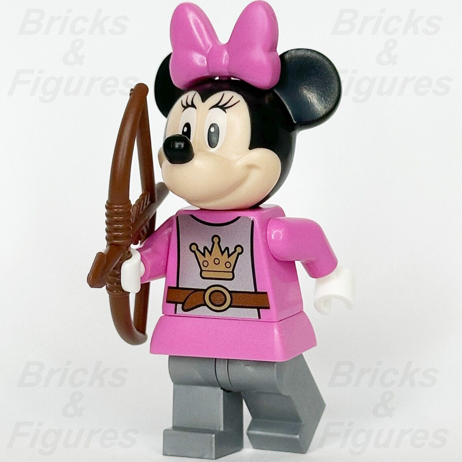 LEGO Disney Minnie Mouse Knight Minifigure Mickey and Friends 10780 dis077 - Bricks & Figures
