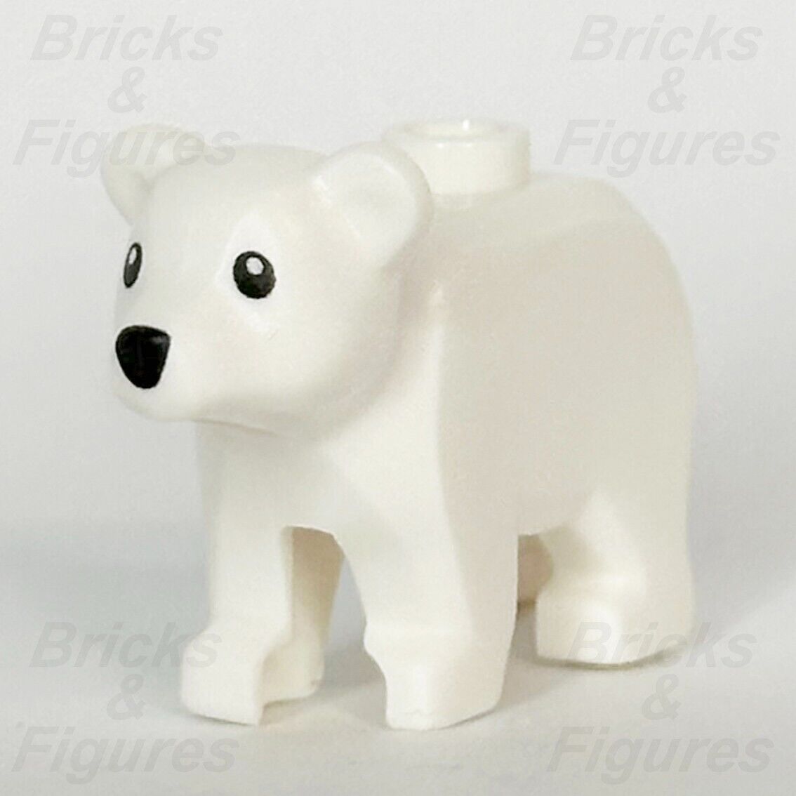 LEGO City Baby Polar Bear Animal Minifigure Part Arctic Cub 60378 3381pb01 - Bricks & Figures