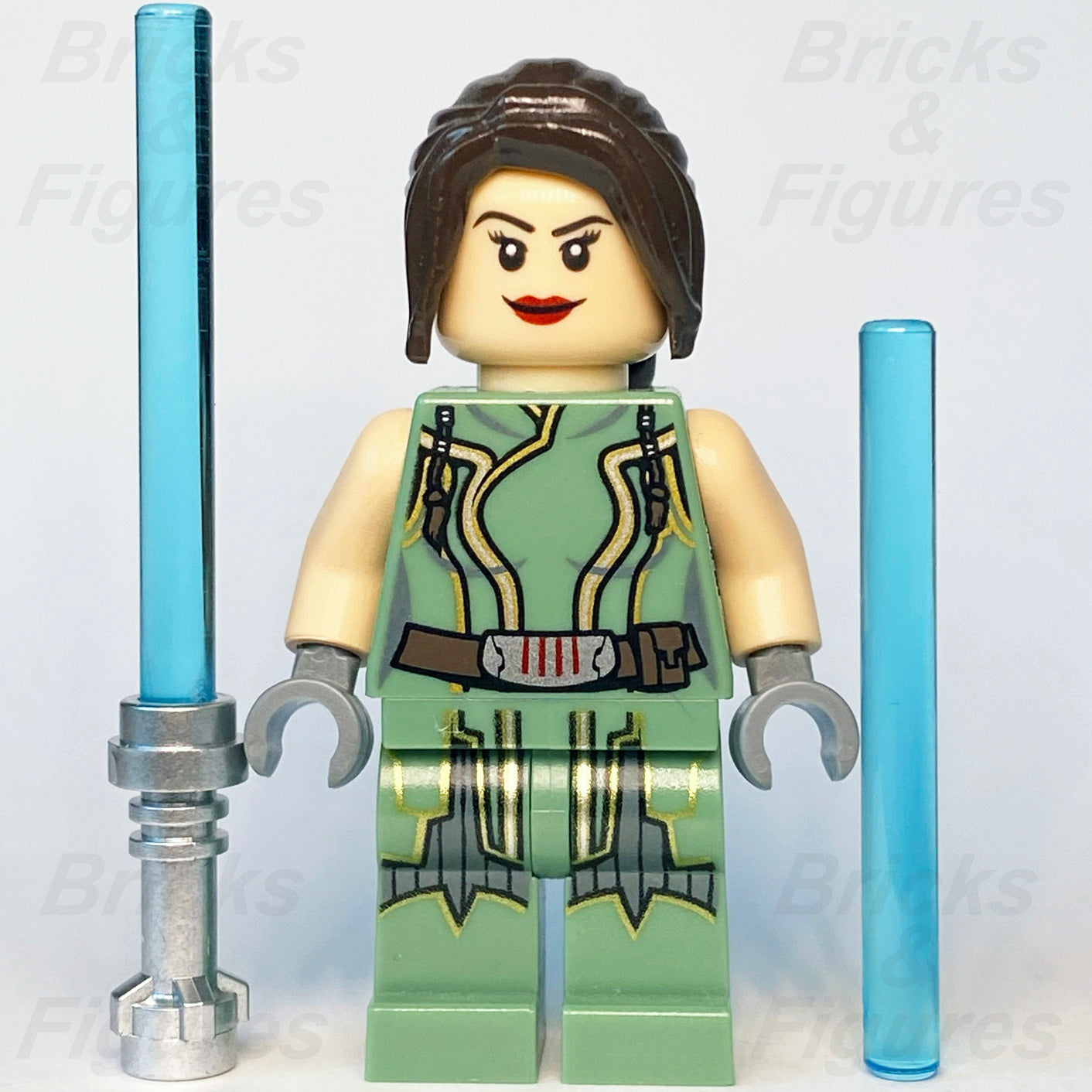 LEGO Star Wars Satele Shan Minifigure Jedi Grand Master Old Republic 9497 sw0389 - Bricks & Figures