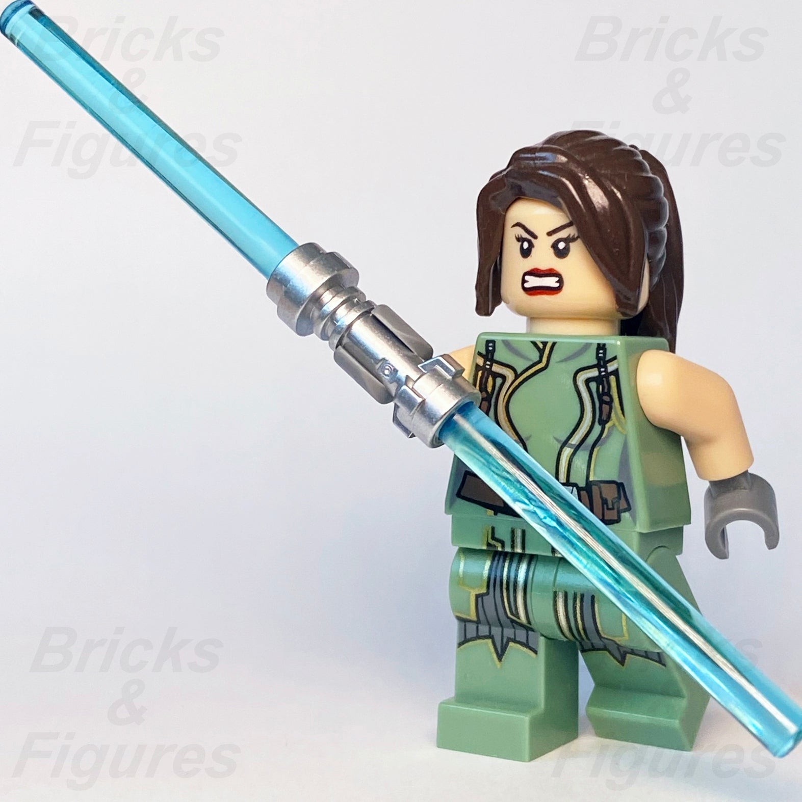 LEGO Star Wars Satele Shan Minifigure Jedi Grand Master Old Republic 9497 sw0389 - Bricks & Figures