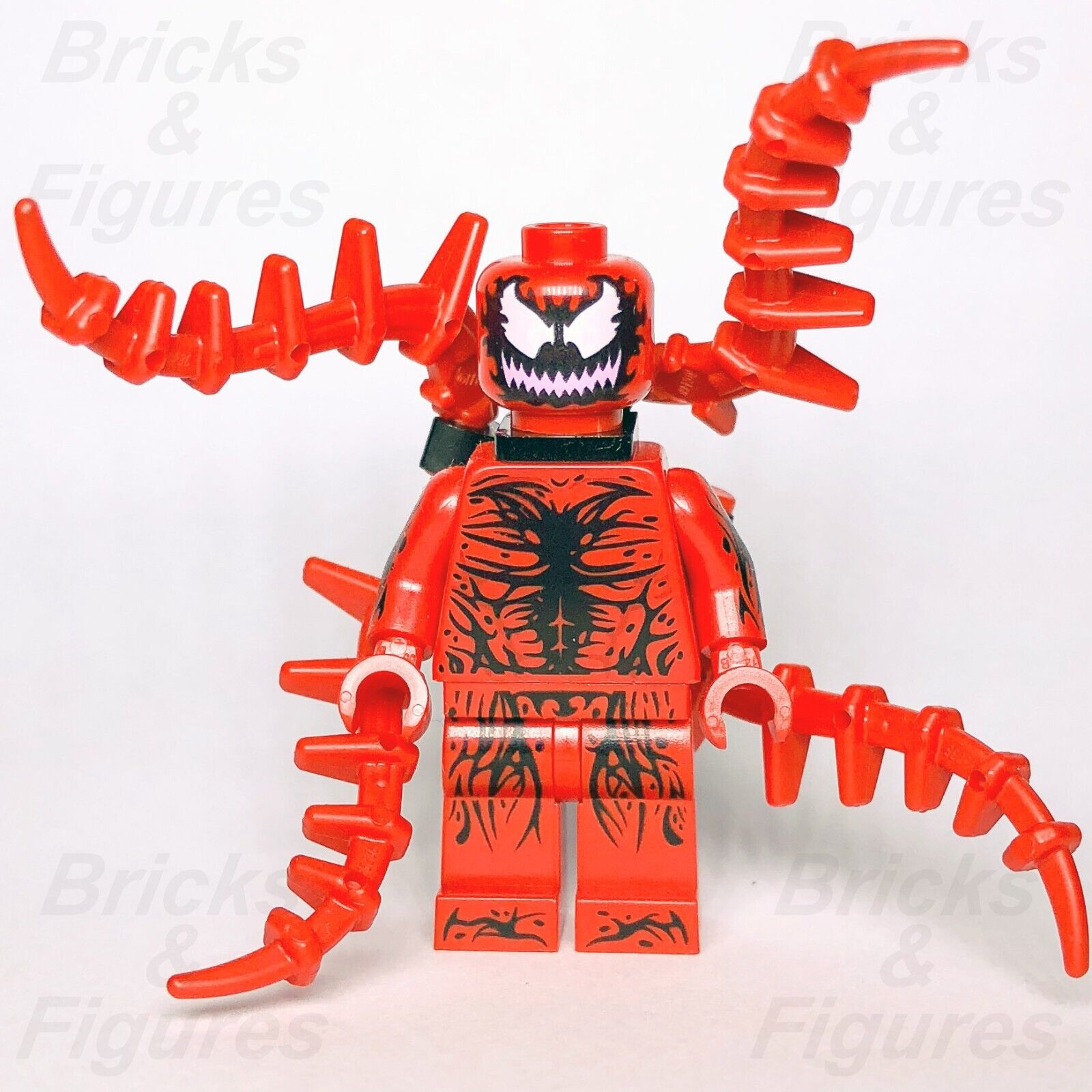 LEGO Marvel Super Heroes Carnage Minifigure Spider-Man Cletus Kasady 76036 sh187 - Bricks & Figures