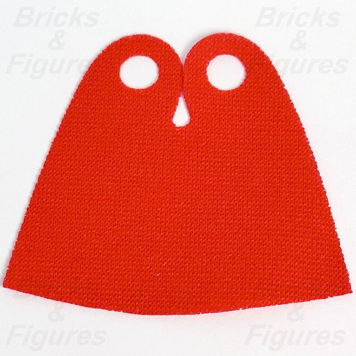 LEGO Red Minifigure Cape Cloth Tear Drop Neck Cut Spongy Body Wear Part 36618 - Bricks & Figures