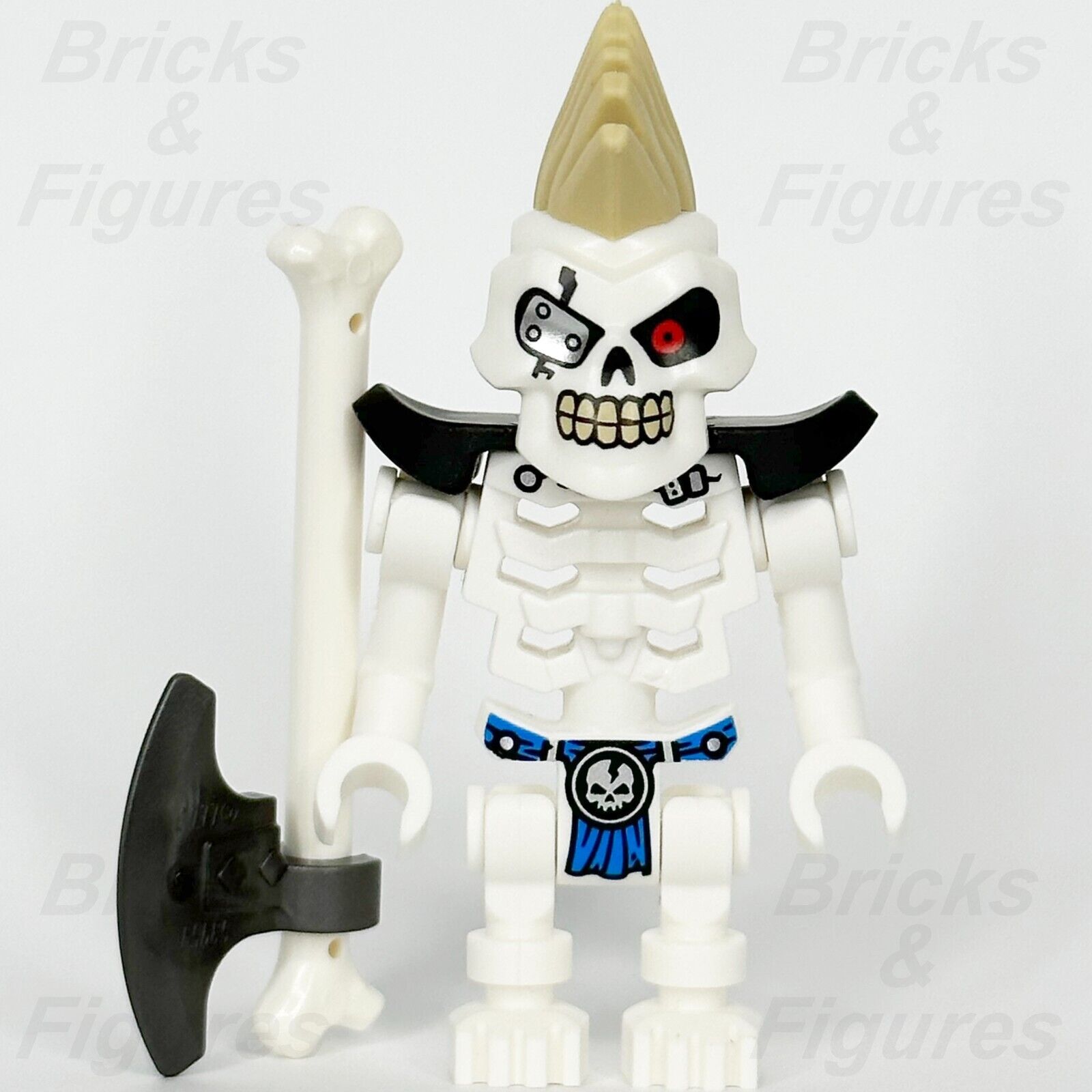 LEGO® Ninjago Nuckal Minifigure Legacy Skulkin Skeleton Army 70665 njo503 Mohawk - Bricks & Figures