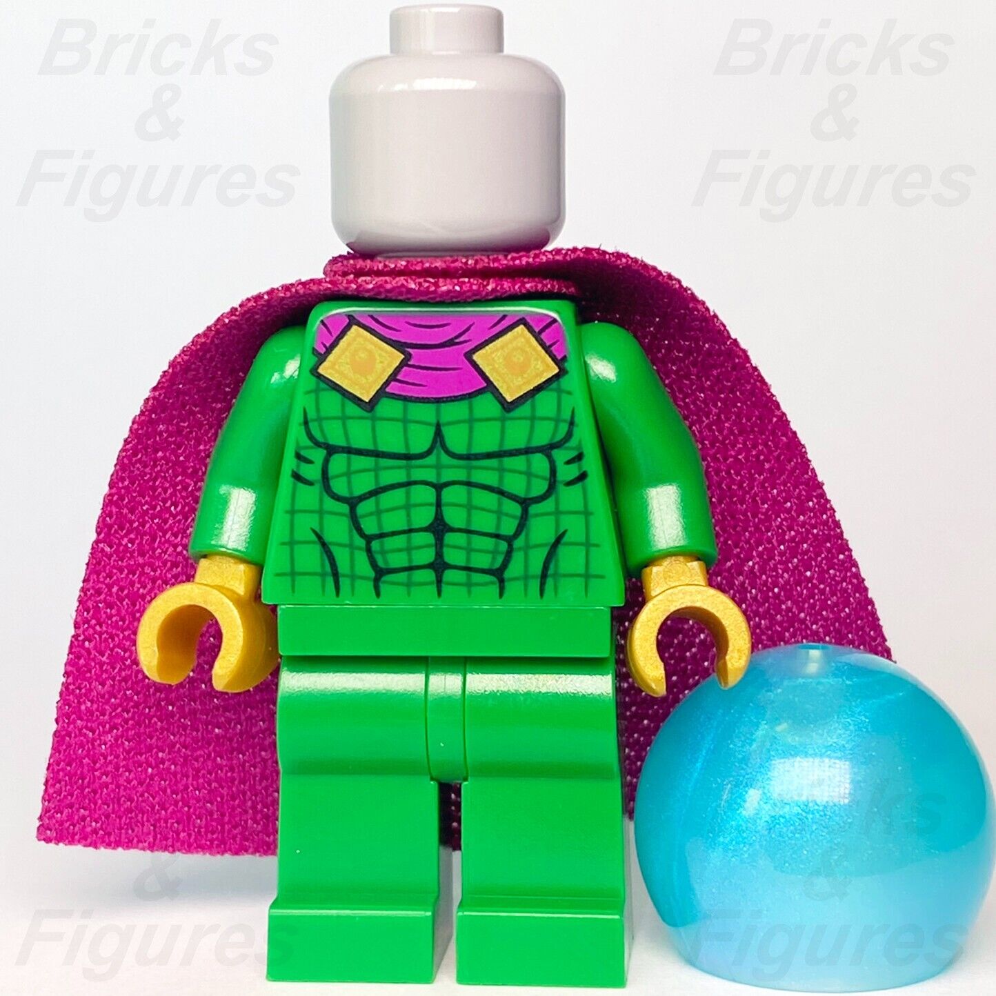 LEGO Super Heroes Mysterio Minifigure Spider-Man Marvel 76178 sh709 Minifig - Bricks & Figures
