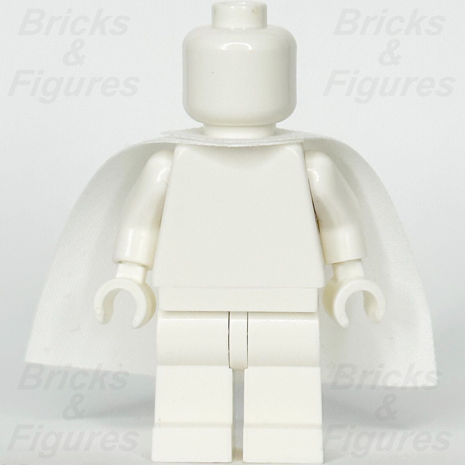LEGO White Minifigure Cape Cloth Starched Body Wear 3.9cm Part 522c 20458 - Bricks & Figures