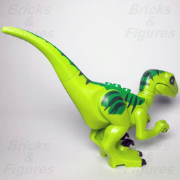 LEGO Jurassic World Raptor Minifigure Part Dinosaur Green Back 10757 Raptor08 4