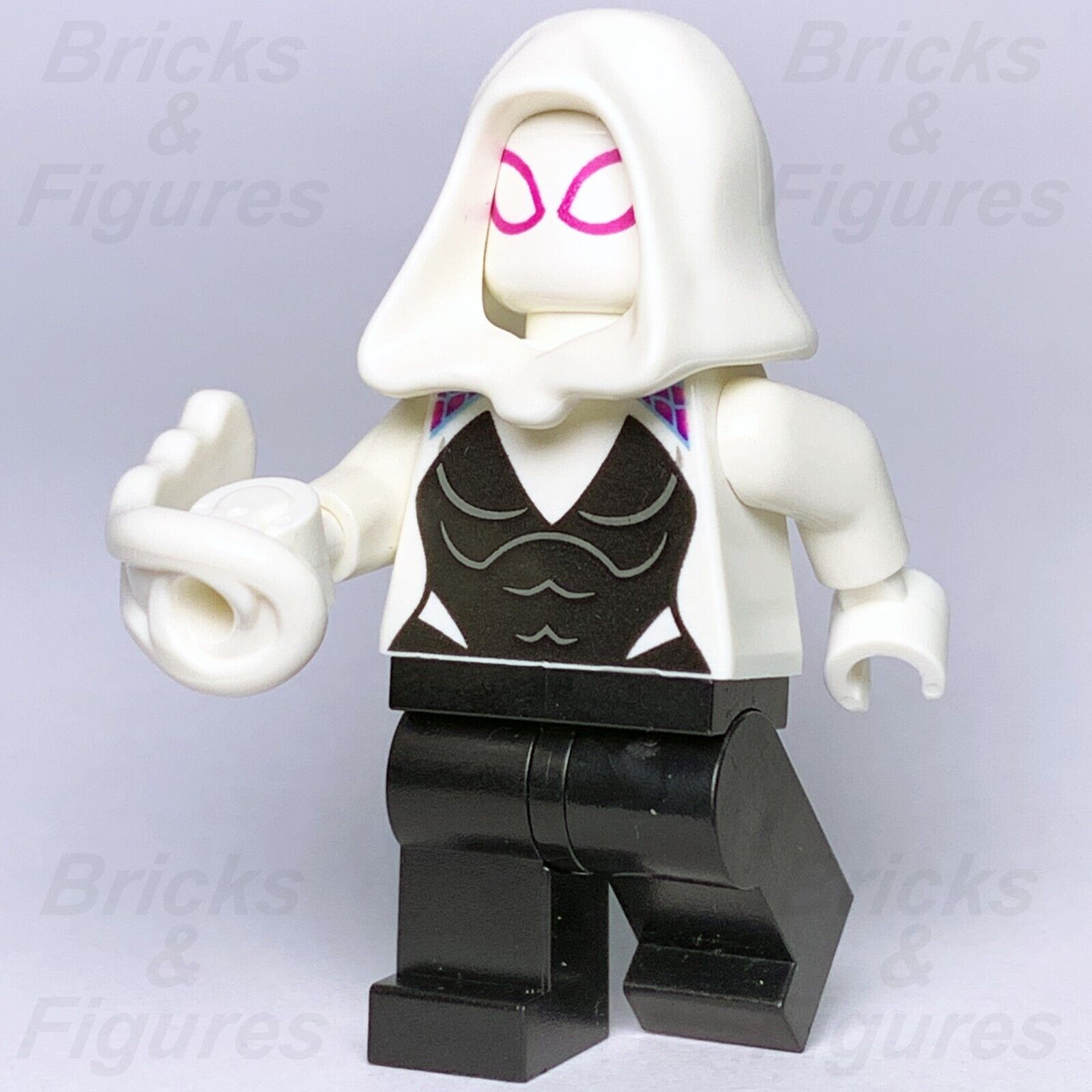 LEGO Super Heroes Ghost Spider Minifigure Gwen Stacy Spider-Man 76115 sh543 - Bricks & Figures