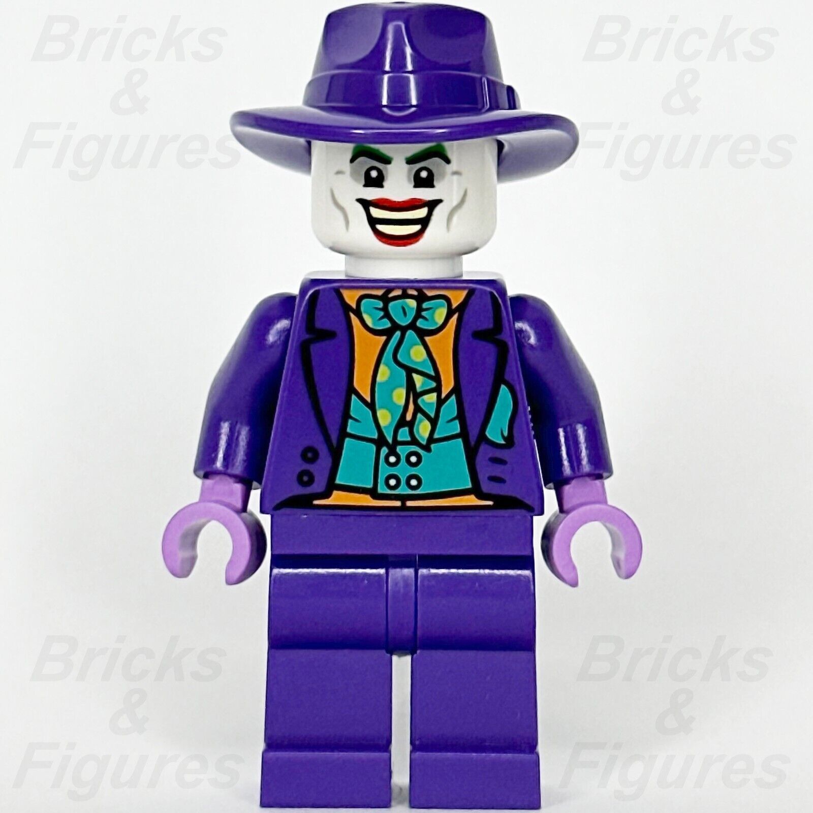 LEGO Super Heroes The Joker Minifigure DC Tim Burton's Batman 76265 sh900 Hat - Bricks & Figures