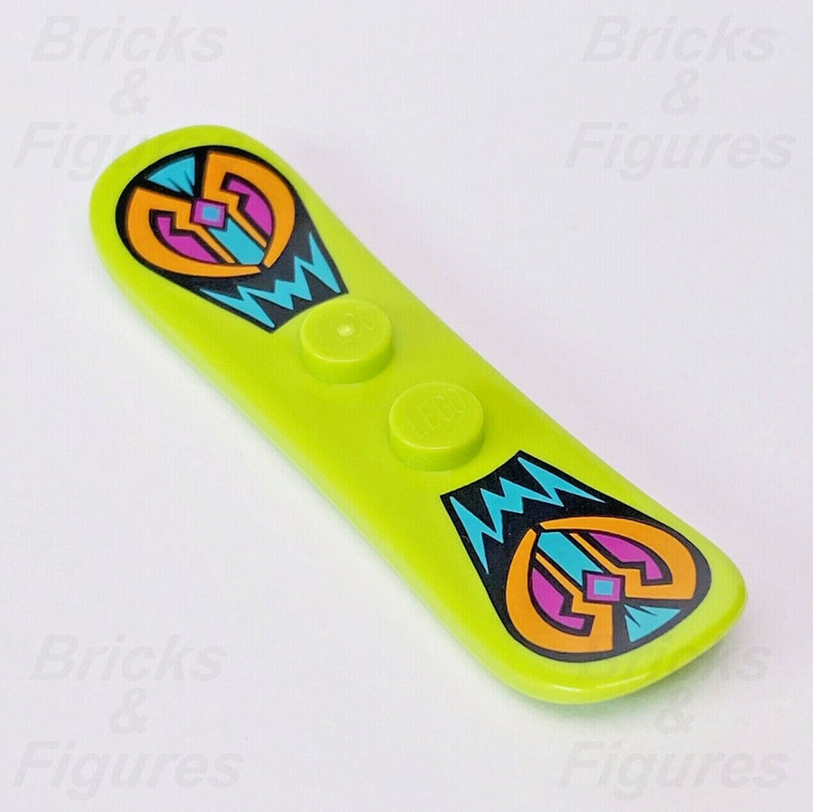 City Town LEGO Lime Green Snowboard Brand Store Build-A-Minifigure Part BAM - Bricks & Figures