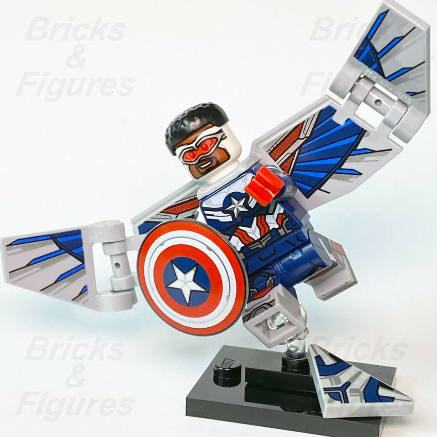 Marvel Collectible Minifigures LEGO Captain America Sam Wilson Falcon 71031 New - Bricks & Figures
