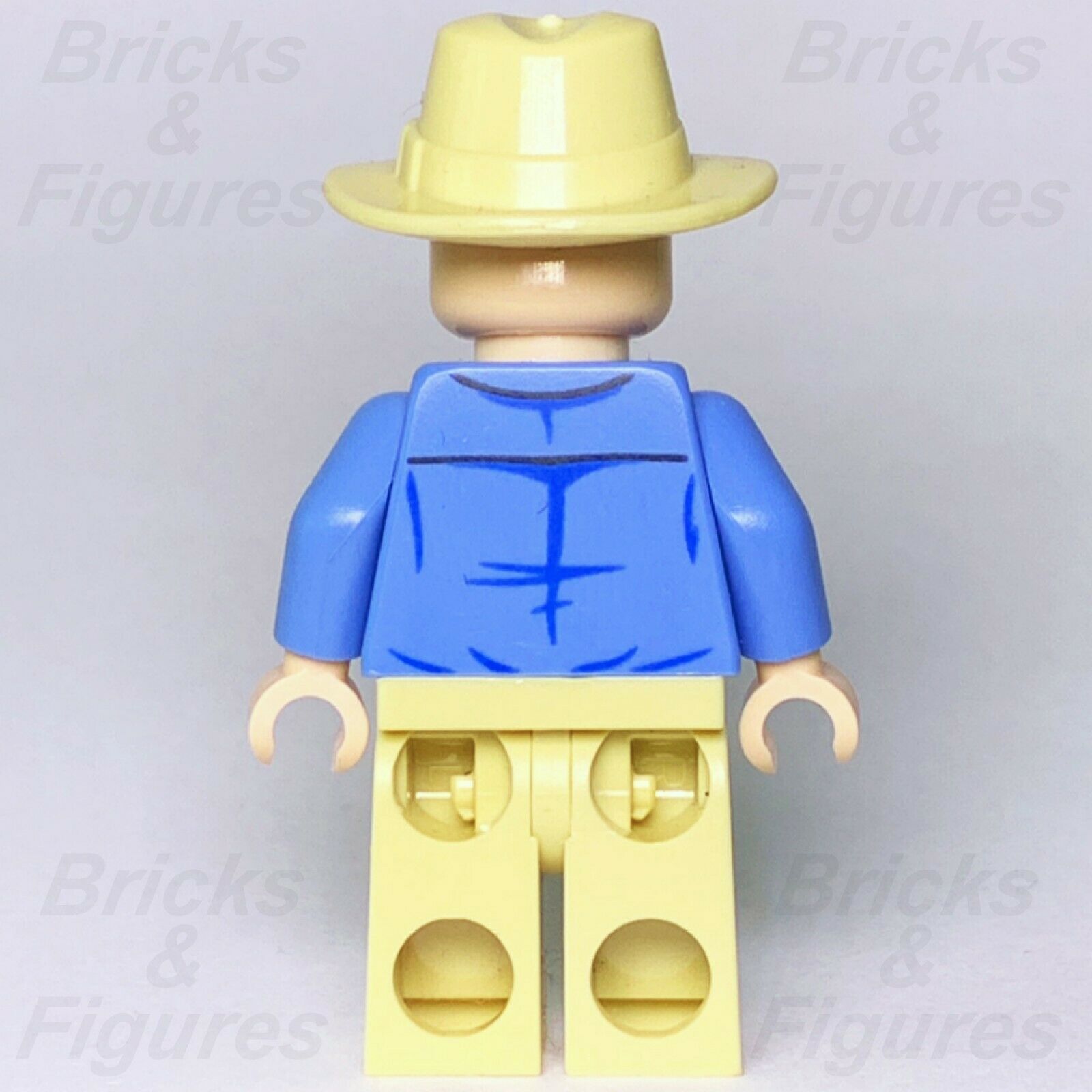 New Jurassic World LEGO Alan Grant Velociraptor Chase Minifigure 75932 Genuine - Bricks & Figures