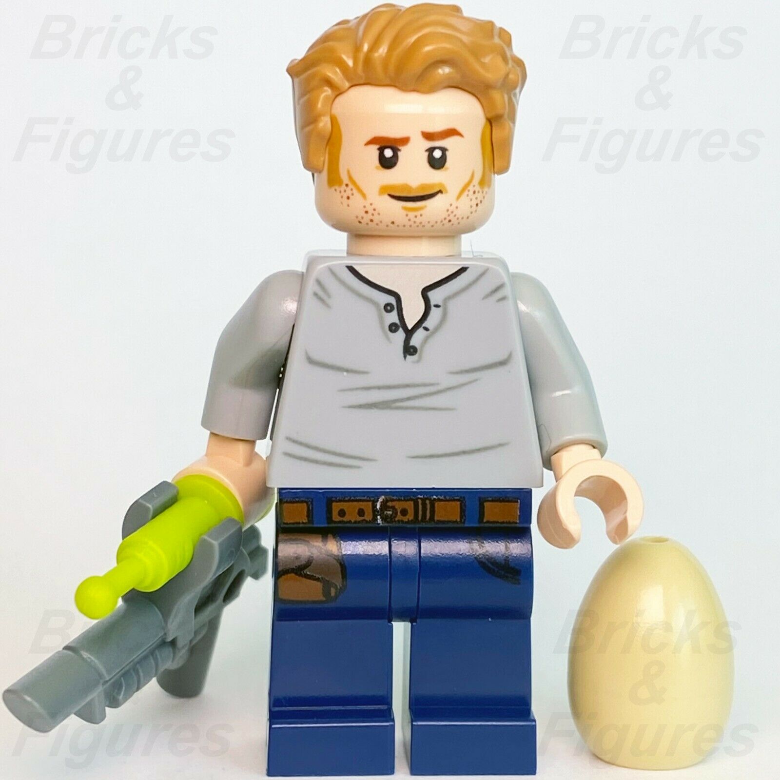 New Jurassic World LEGO Owen Grady with Kayak Foil Pack Set Minifigure 122007 - Bricks & Figures