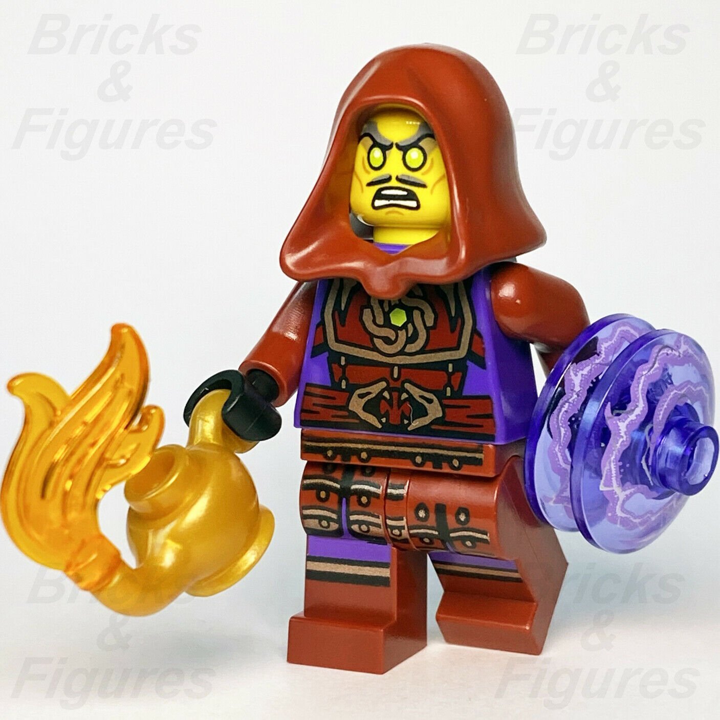 New Ninjago LEGO Clouse with Lamp Skybound Dark Magic Master Minifigure 891610 - Bricks & Figures