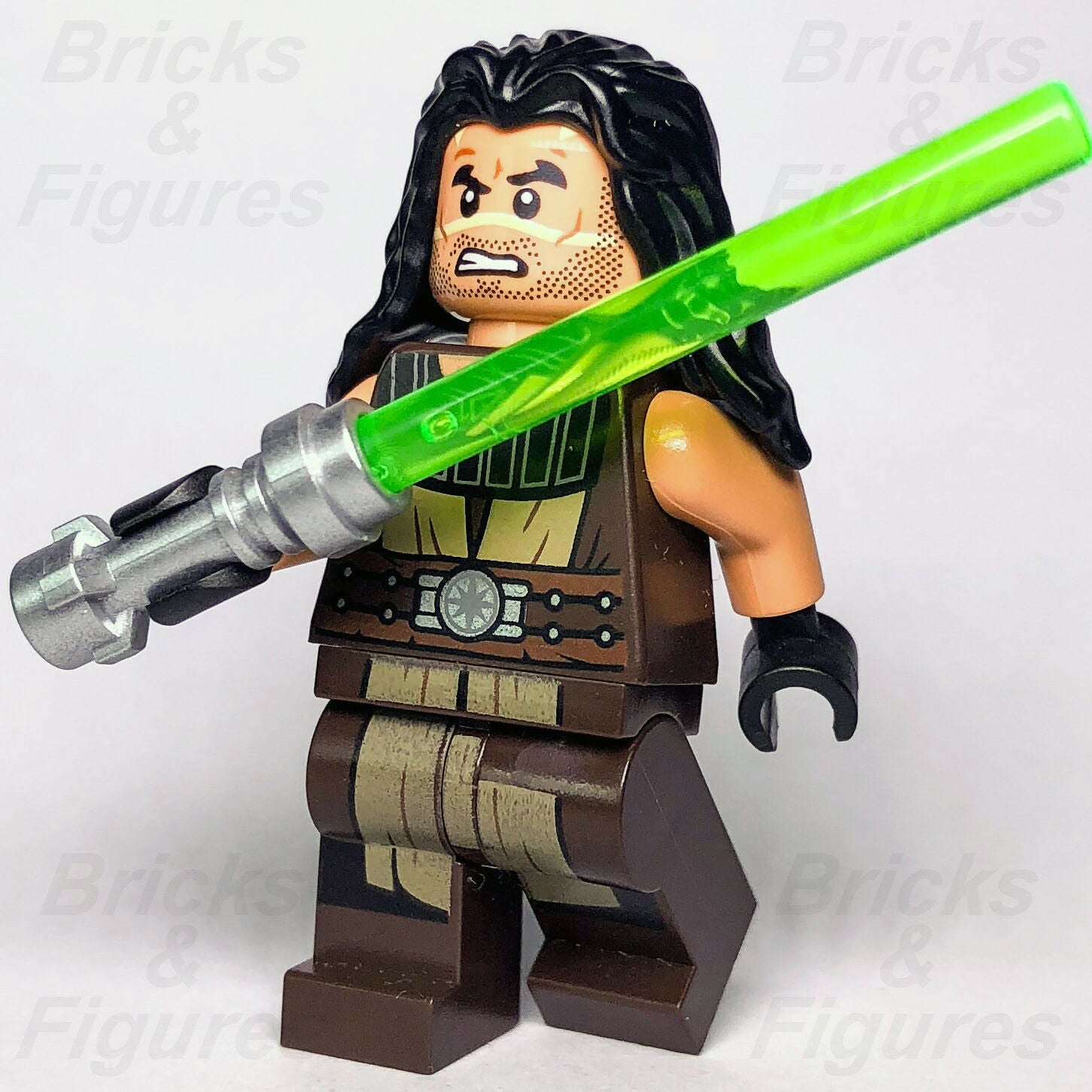 New Star Wars LEGO Quinlan Vos Jedi Master The Clone Wars Minifigure 75151