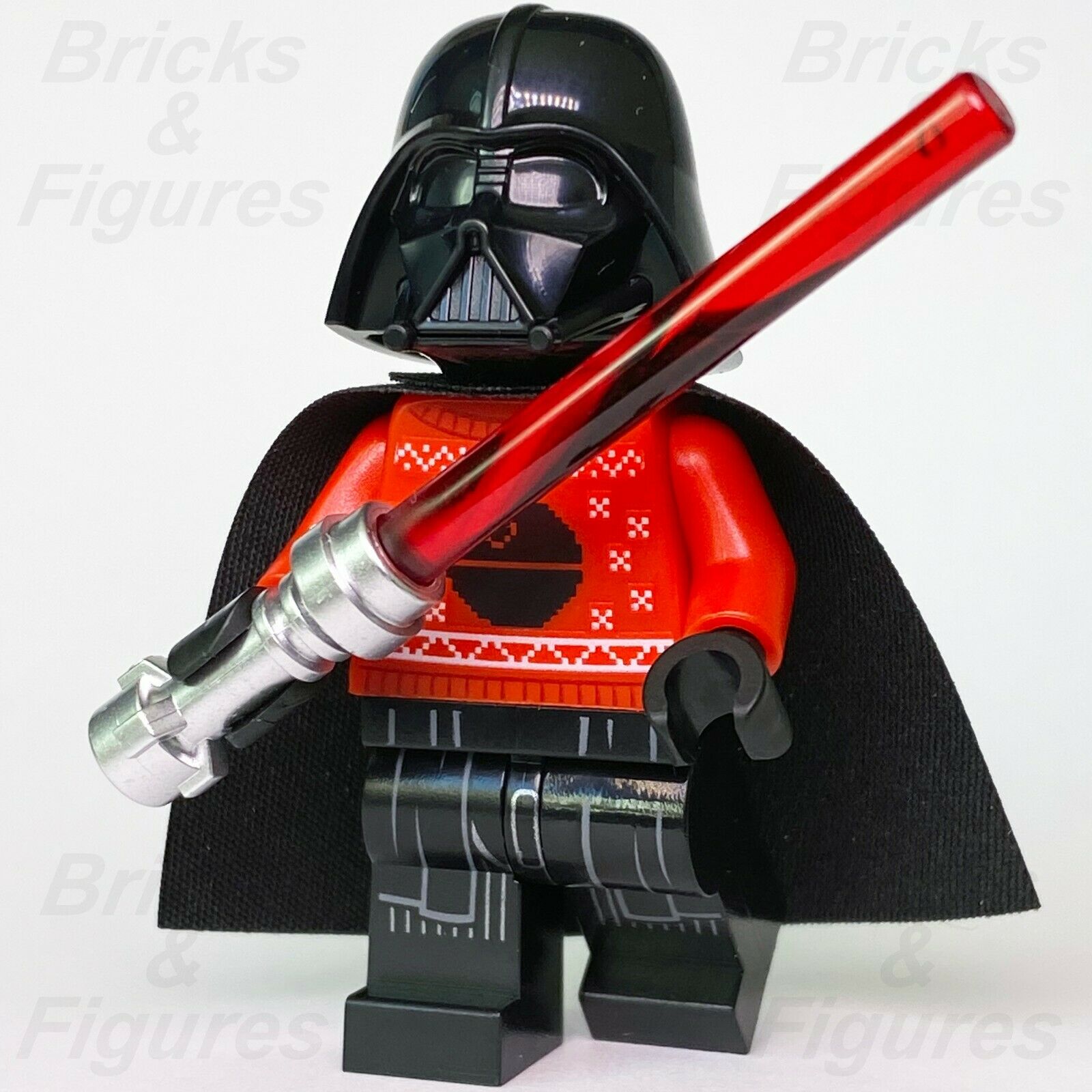 Star Wars LEGO Darth Vader with Christmas Sweater Death Star Minifigure 75279 - Bricks & Figures