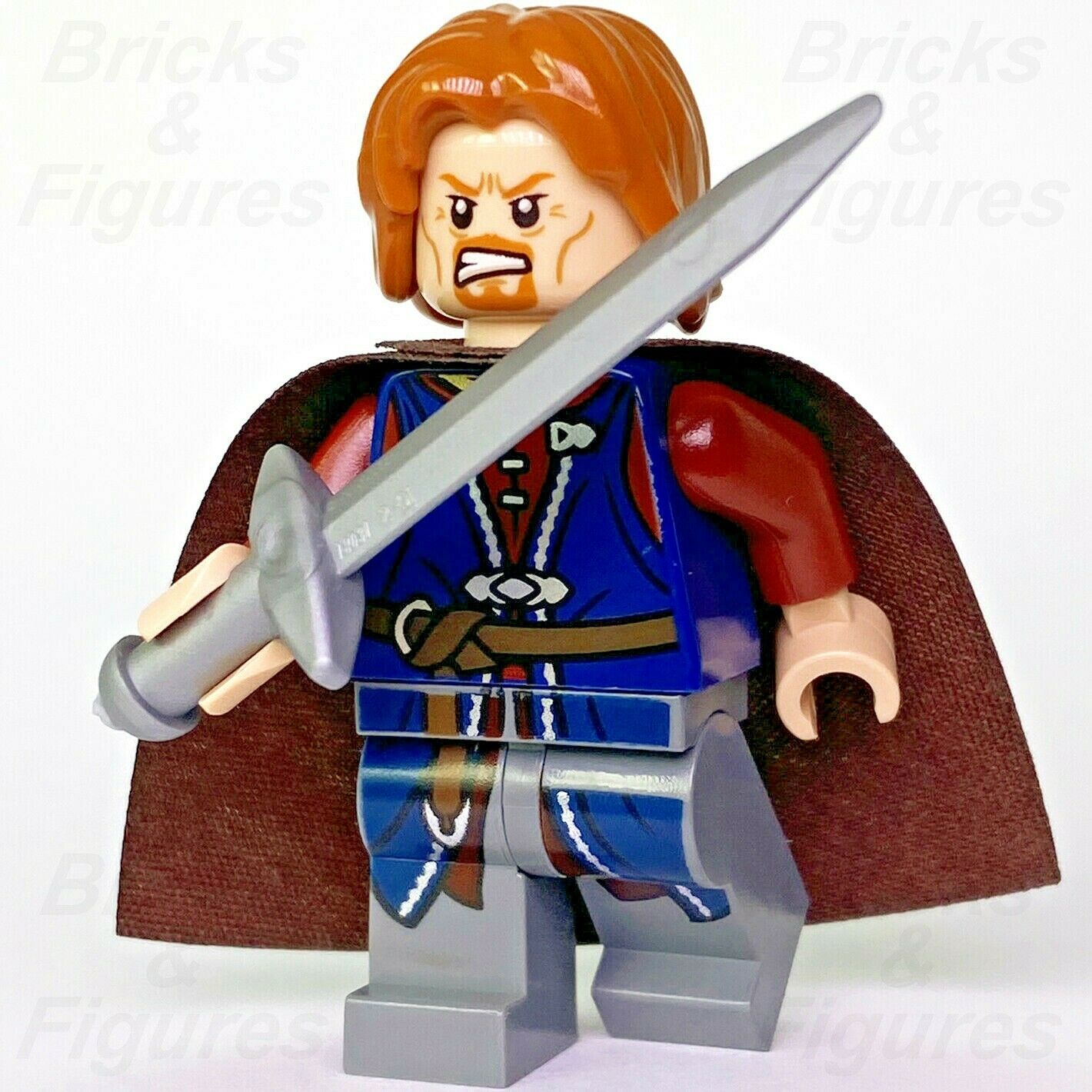 The Lord of the Rings LEGO Boromir Warrior of Gondor Minifigure 9473 lor014 Bricks Figures