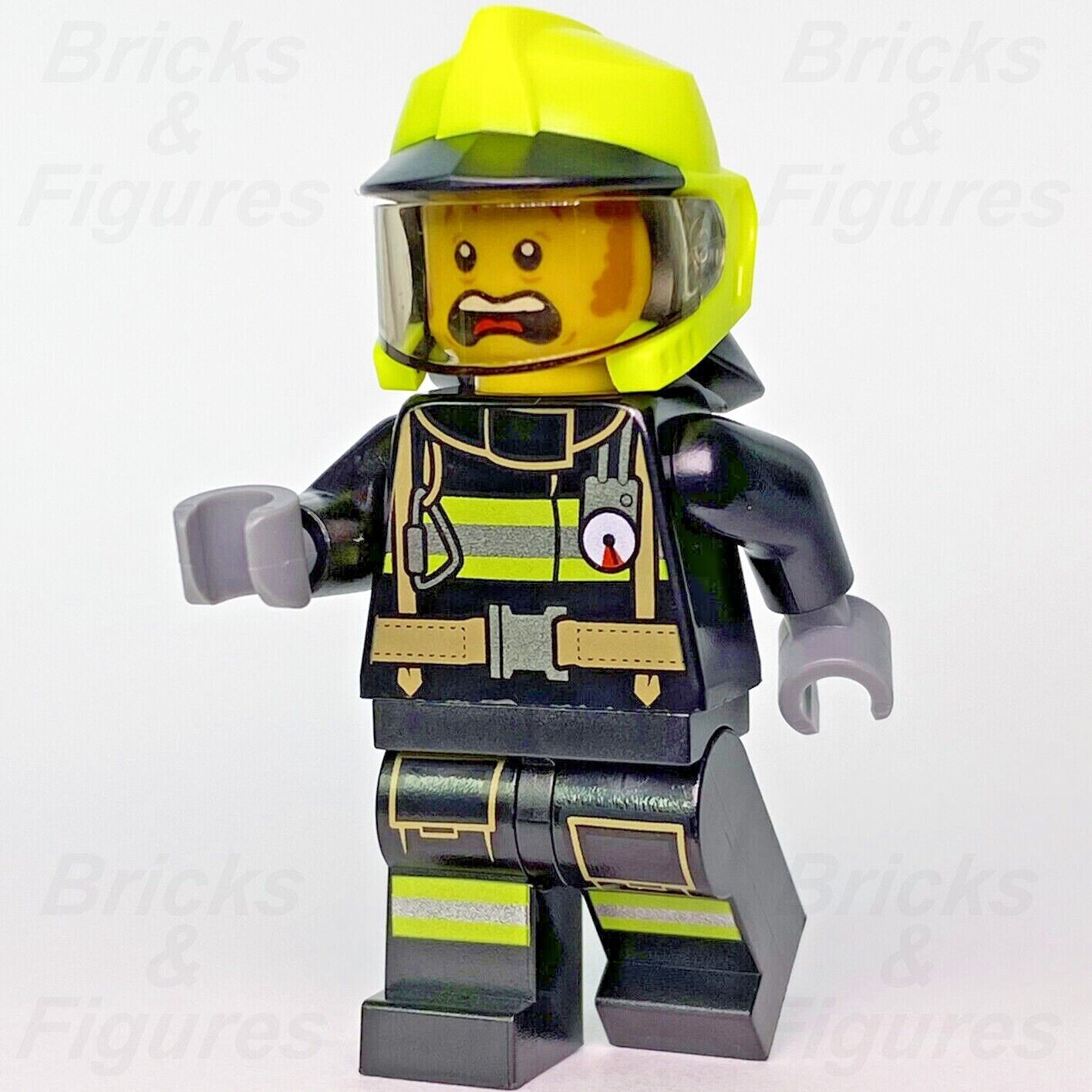 Town City LEGO Fireman Clemmons Firefighter Fire Minifigure