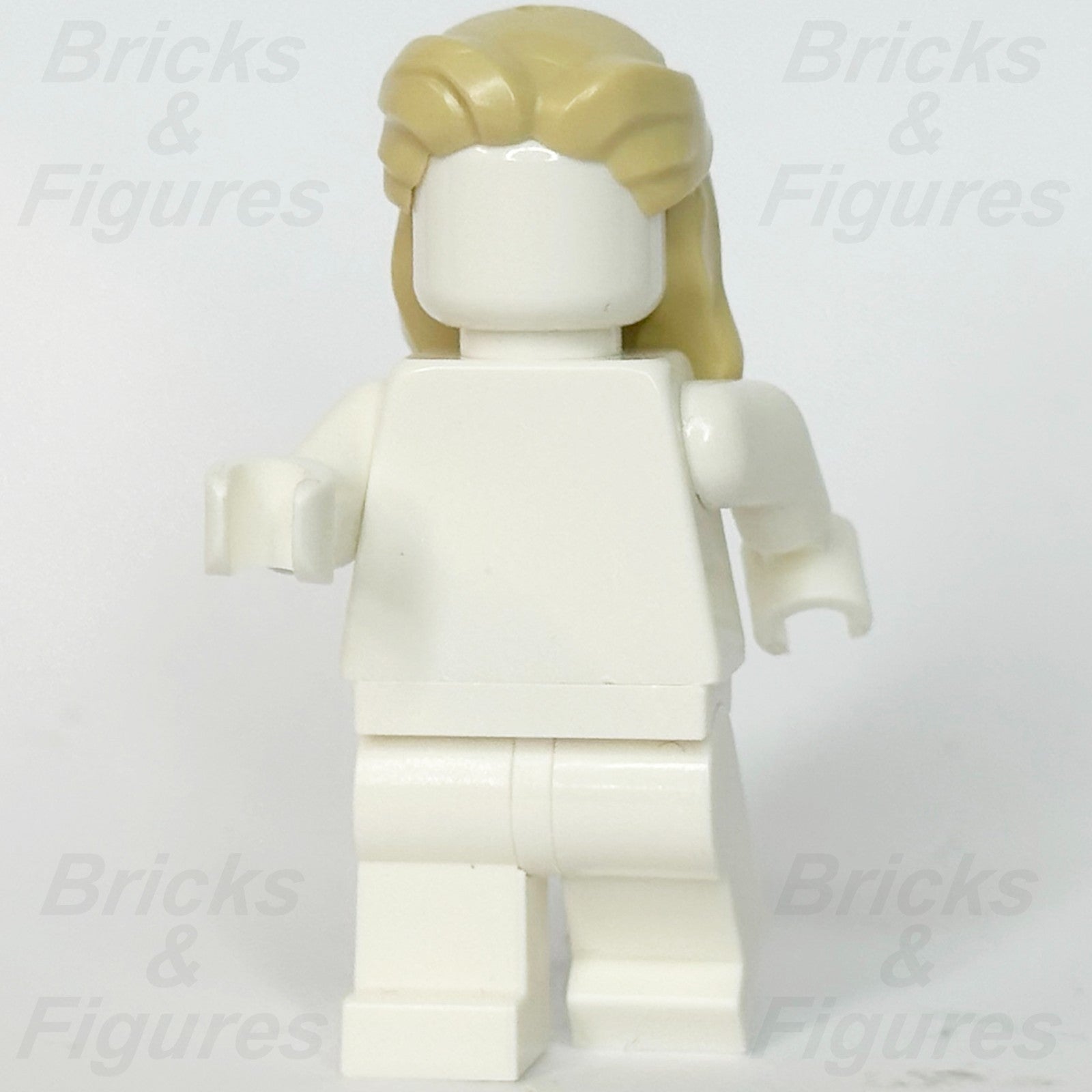 LEGO Tan Long Wavy Hair Minifigure Part Parted Bangs Swept Back Glinda 70541