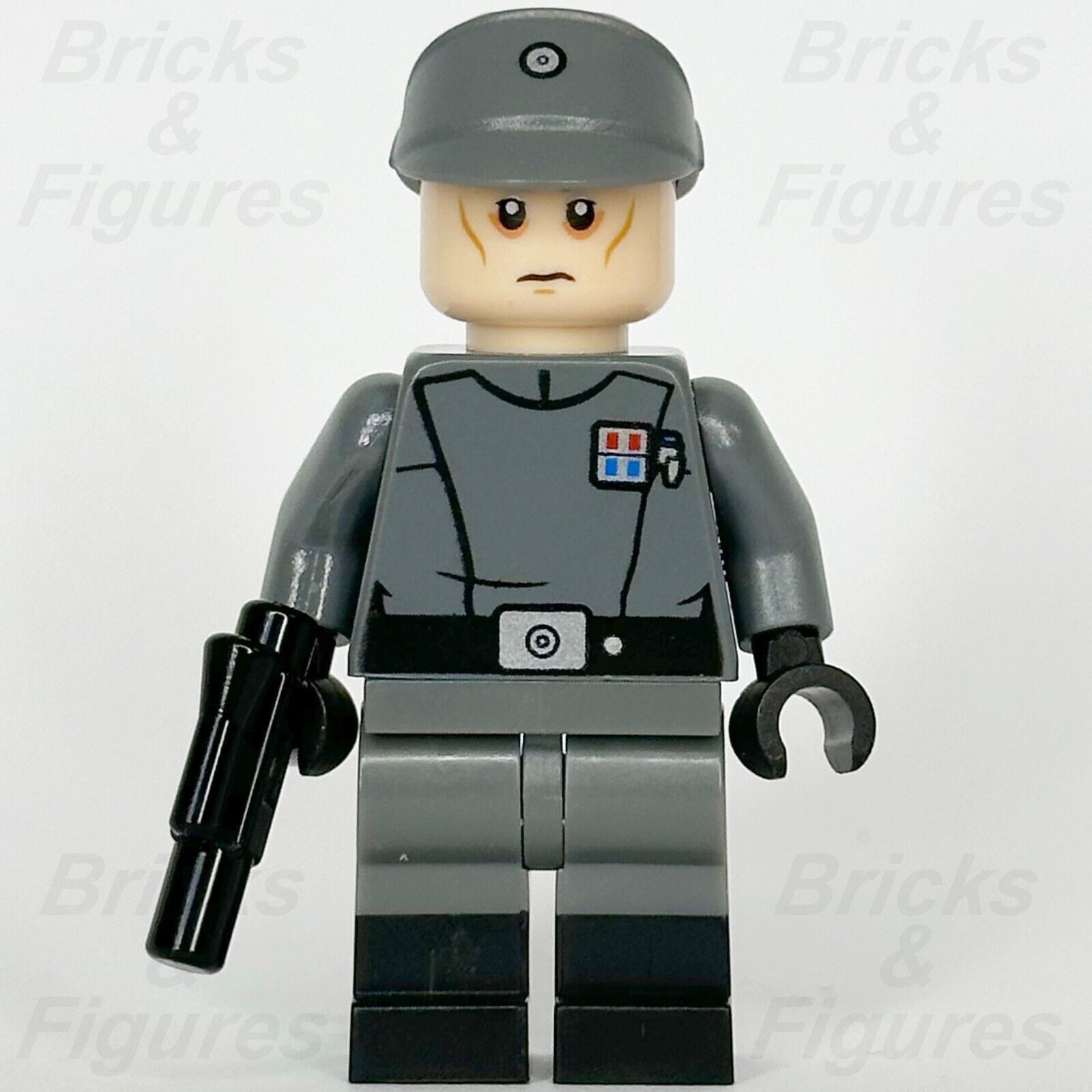 LEGO Star Wars Imperial Officer Minifigure Junior Lieutenant Rank 75252 sw1043 - Bricks & Figures