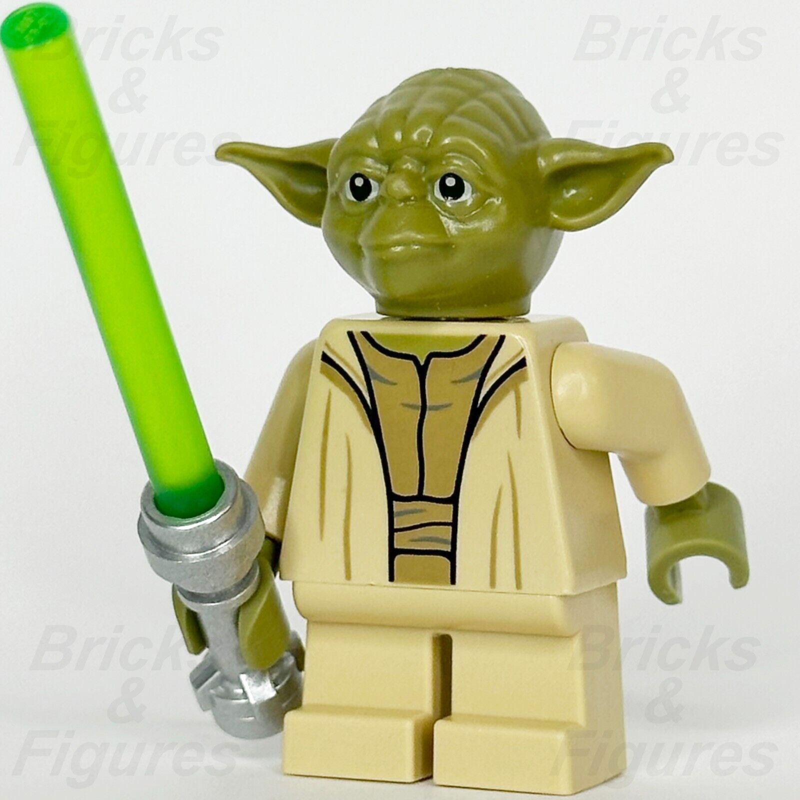 LEGO Star Wars Yoda Minifigure The Clone Wars Jedi Master Open Robe 75360 sw1288 - Bricks & Figures